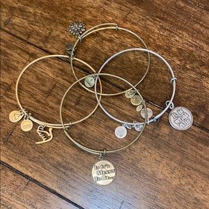 4 Alex & Ani Bracelets